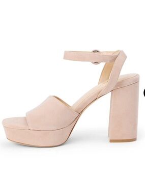 Vince Camuto Blush Platform Block Heel Sandals
